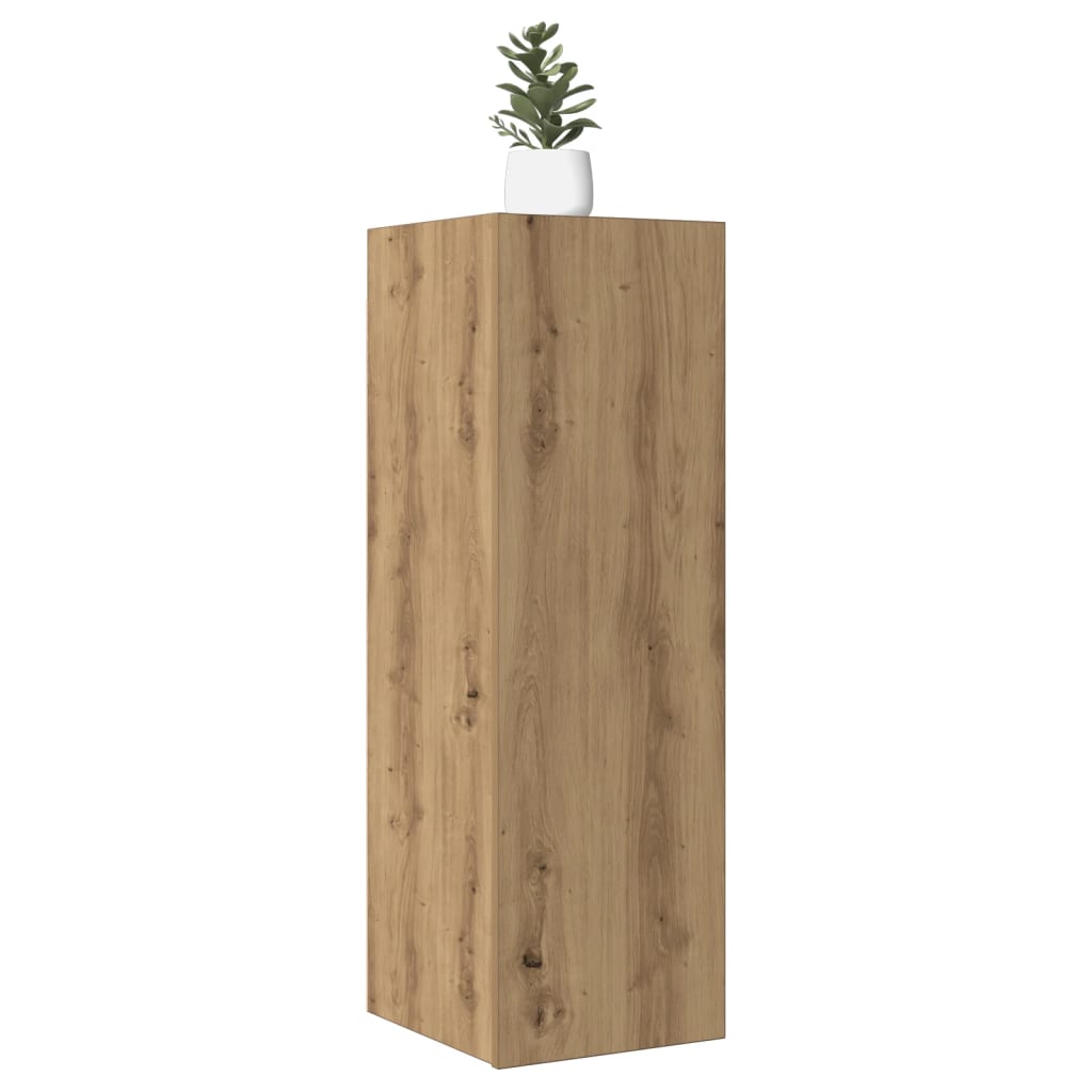 Tv Cabinet 2 Pcs 30,5X30X Engineered Wood