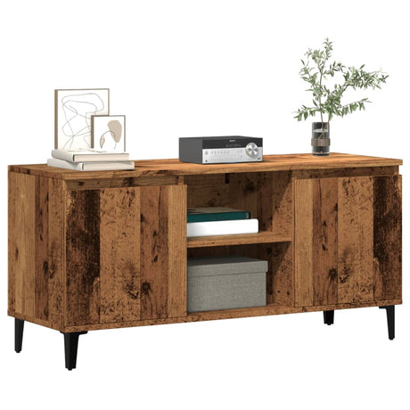 Tv Cabinet With Metal Legs 103.5X35X50 Cm