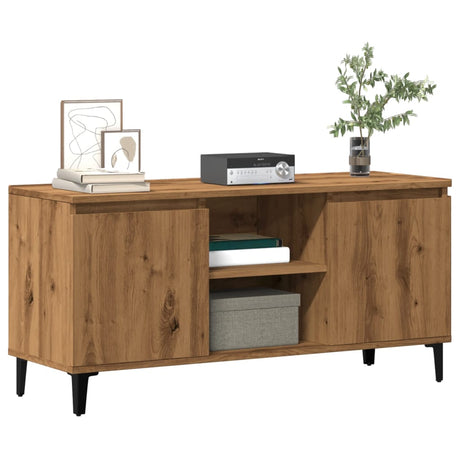 Tv Cabinet With Metal Legs 103.5X35X50 Cm