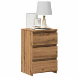 Bedside Cabinet Artisan Oak 40x35x62.5 cm Engineered Wood