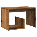 Side Table Old Wood 59x36x38 cm Engineered Wood