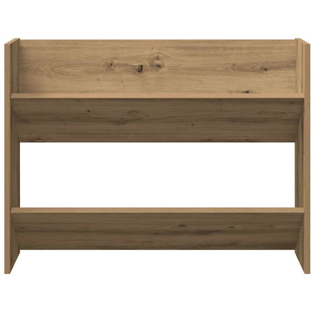 Wall Shoe Cabinet 80X18X Engineered Wood Artisan Oak