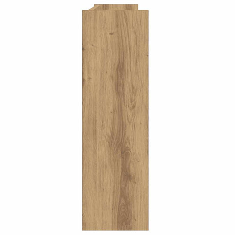 Wall Shoe Cabinet 80X18X Engineered Wood Artisan Oak