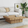 Coffee Table 90X90X28 Cm Engineered Wood