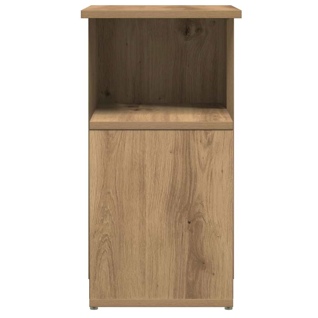 Side Table Artisan Oak 36x30x56 cm Engineered Wood