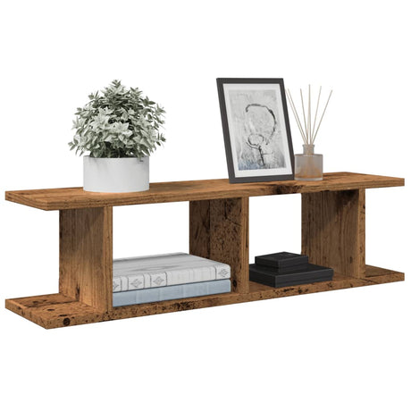 Wall Shelf 2 Pcs Engineered Wood