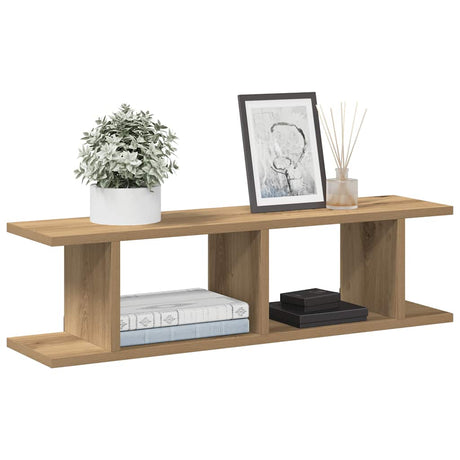 Wall Shelf 2 Pcs Engineered Wood