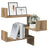 Wall Corner Shelf 40X40X50 Cm Engineered Wood