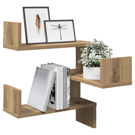 Wall Corner Shelf 40X40X50 Cm Engineered Wood
