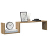 Wall Shelf 2 Pcs 100X15X20 Cm Engineered Wood