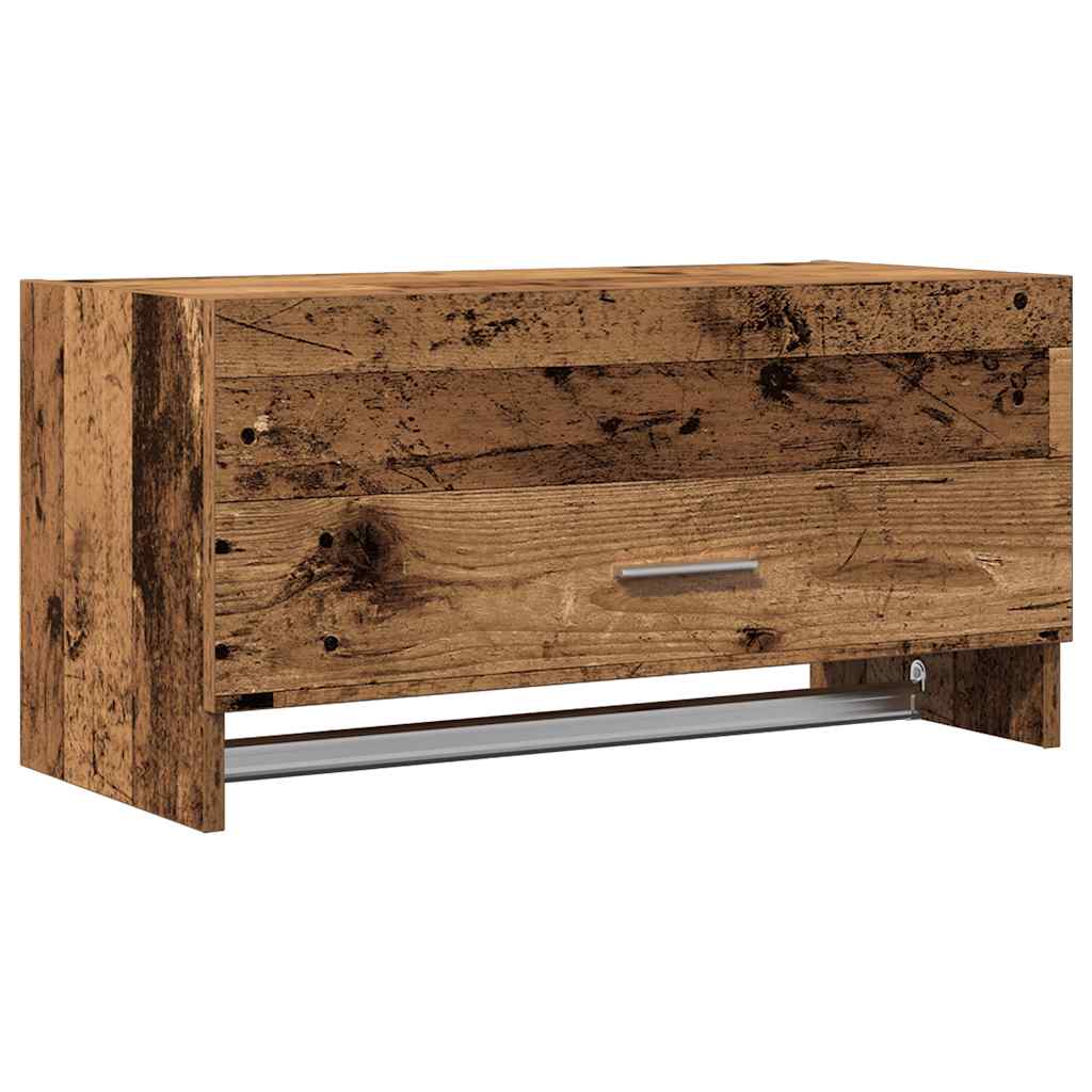 Wardrobe Old Wood 70x32.5x35 cm Engineered Wood