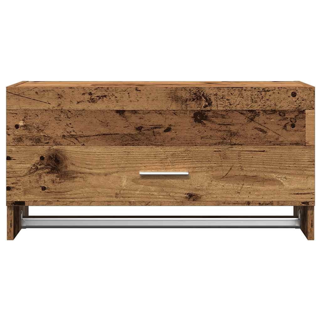 Wardrobe Old Wood 70x32.5x35 cm Engineered Wood