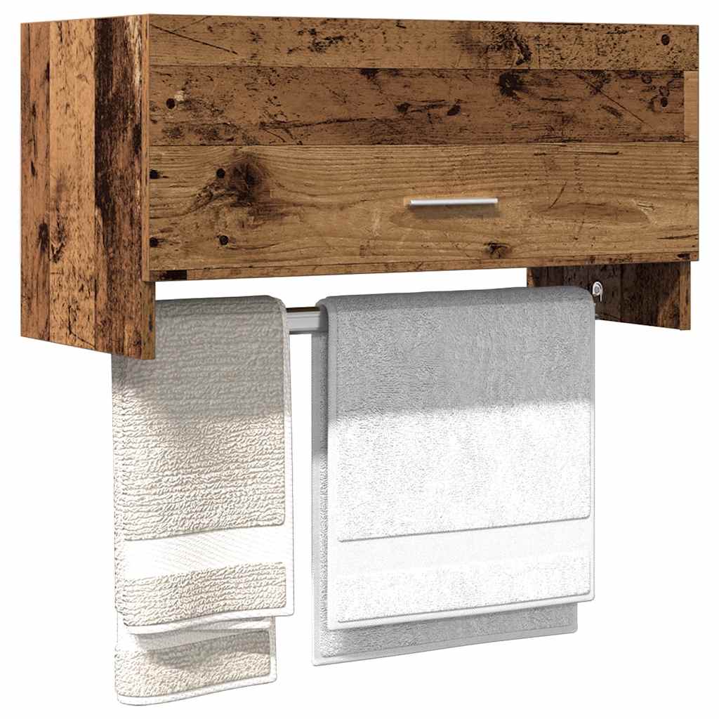 Wardrobe Old Wood 70x32.5x35 cm Engineered Wood