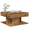 Coffee Table 57X57X30 Cm Engineered Wood