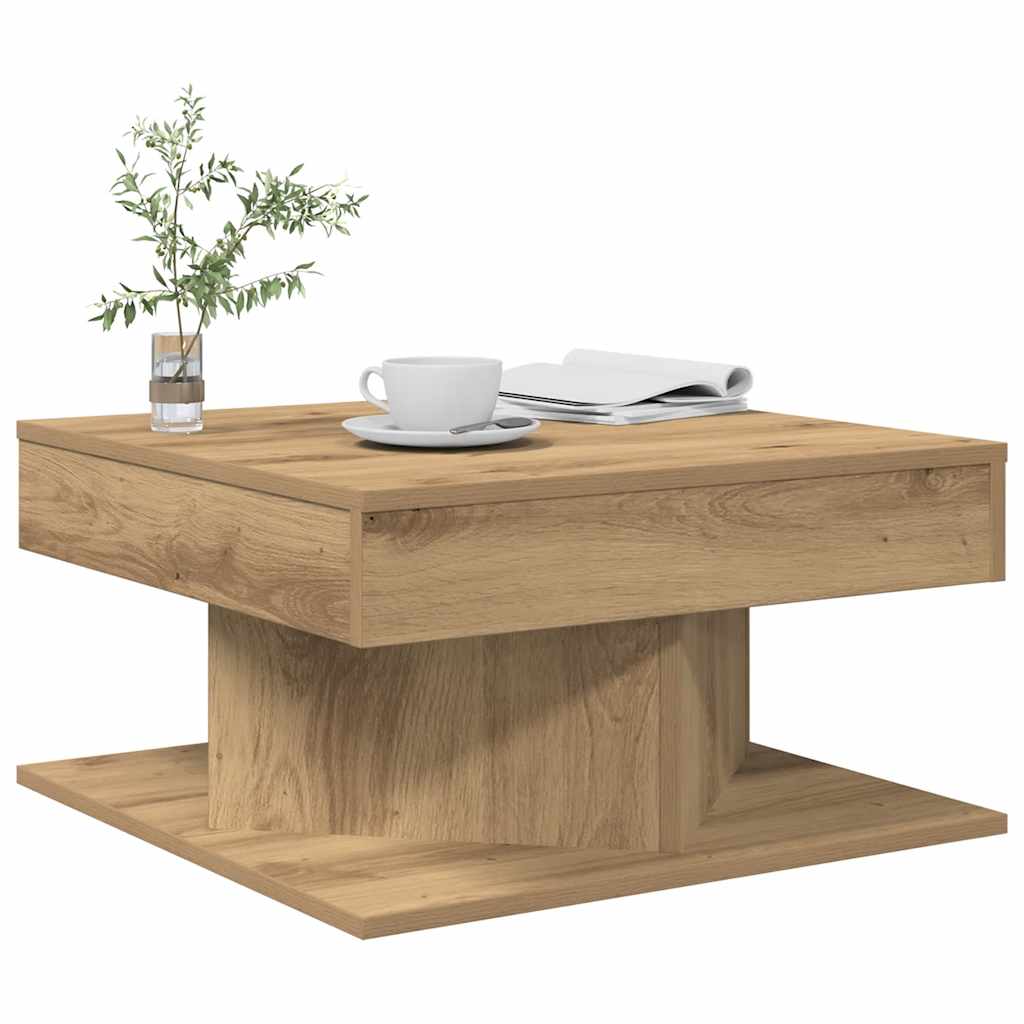 Coffee Table 57X57X30 Cm Engineered Wood