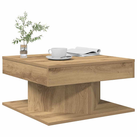 Coffee Table 57X57X30 Cm Engineered Wood