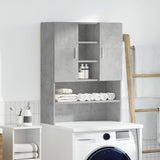 Washing Machine Cabinet Concrete Grey 70.5X25.5X90 Cm