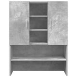 Washing Machine Cabinet Concrete Grey 70.5X25.5X90 Cm