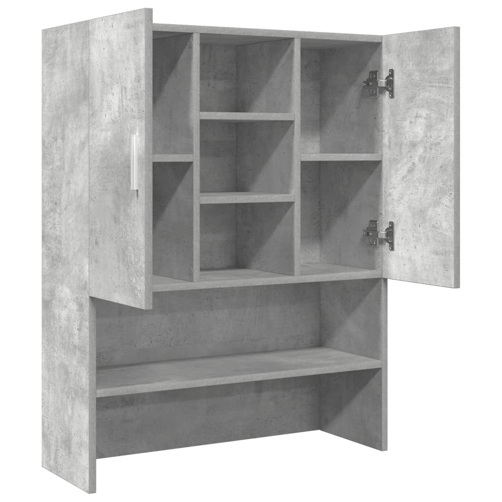 Washing Machine Cabinet Concrete Grey 70.5X25.5X90 Cm