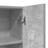 Washing Machine Cabinet Concrete Grey 70.5X25.5X90 Cm