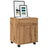 Rolling Cabinet 45X38X54 Cm Engineered Wood