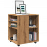 Rolling Cabinet 60X53X72 Cm Engineered Wood