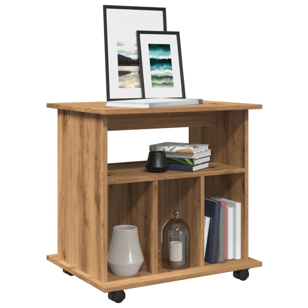 Rolling Cabinet 60X45X60 Cm Engineered Wood