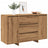 Sideboard With 3 Drawers 120X41X75 Cm Engineered Wood