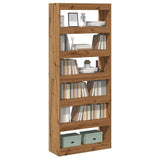 Book Cabinet/Room Divider 80X30X198 Cm Engineered Wood