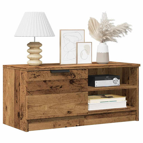 Tv Cabinet 80X35X36.5 Cm Engineered Wood