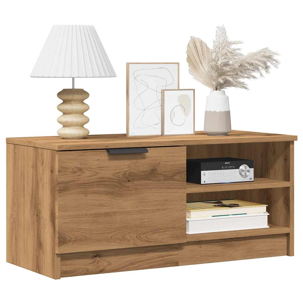 Tv Cabinet 80X35X36.5 Cm Engineered Wood