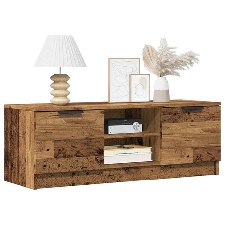 Tv Cabinet 102X35X36.5 Cm Engineered Wood