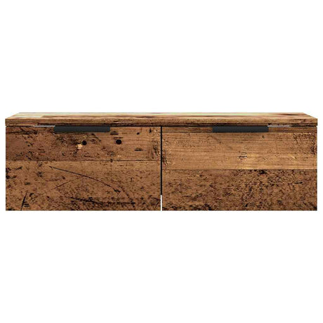 Wall Cabinet Old Wood 68X30X20 Cm Engineered Wood