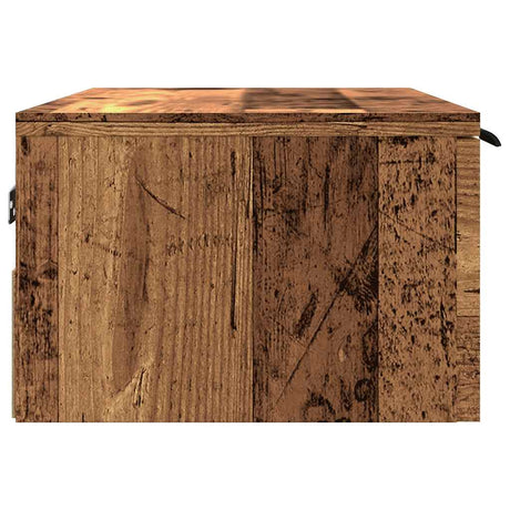 Wall Cabinet Old Wood 68X30X20 Cm Engineered Wood