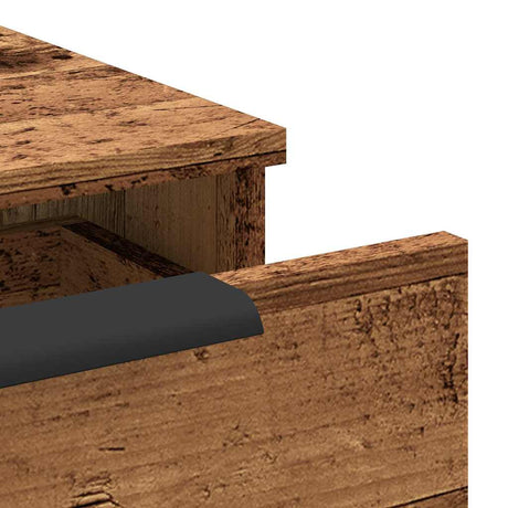Wall Cabinet Old Wood 68X30X20 Cm Engineered Wood