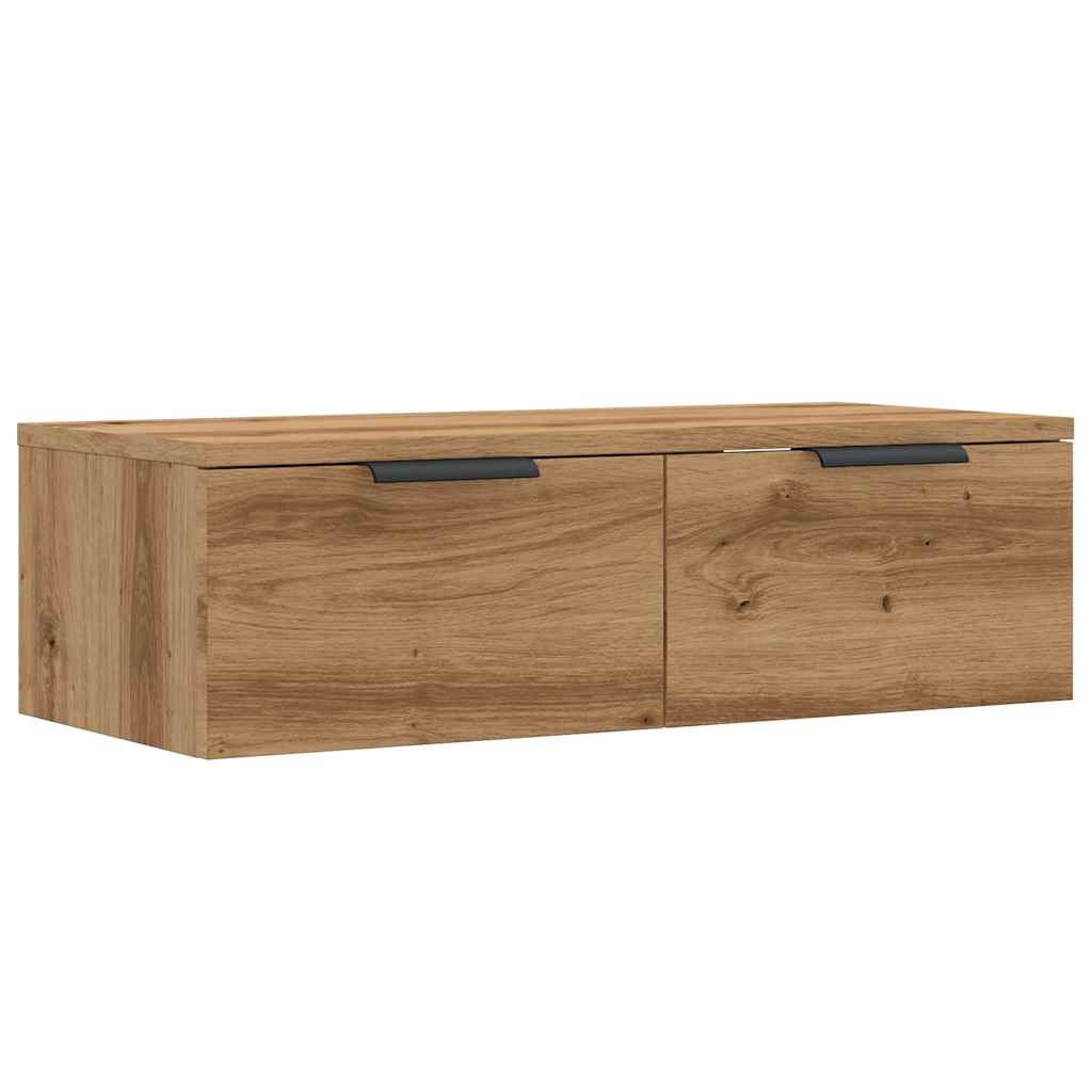 Wall Cabinet Artisan Oak 68X30X20 Cm Engineered Wood