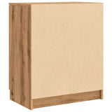 Shoe Cabinet Artisian Oak 59X35X70 Cm Engineered Wood