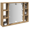 Mirror Cabinet With Led 76X15X55 Cm