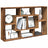 Wall Shelf 85X16X52.5 Cm Engineered Wood