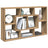 Wall Shelf 85X16X52.5 Cm Engineered Wood