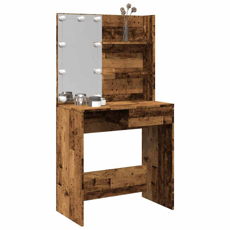 Dressing Table With Led 74.5X40X141 Cm