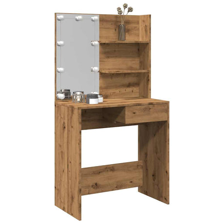 Dressing Table With Led 74.5X40X141 Cm