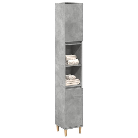 Bathroom Cabinet 30X30X190 Cm Engineered Wood