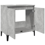 Sink Cabinet Concrete Grey 58X33X60 Cm Engineered Wood