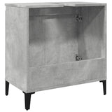 Sink Cabinet Concrete Grey 58X33X60 Cm Engineered Wood