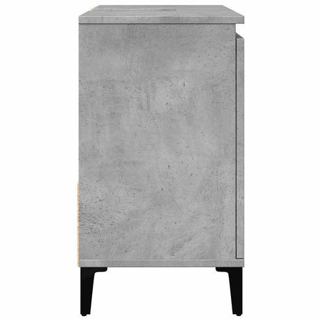 Sink Cabinet Concrete Grey 65X33X60 Cm Engineered Wood