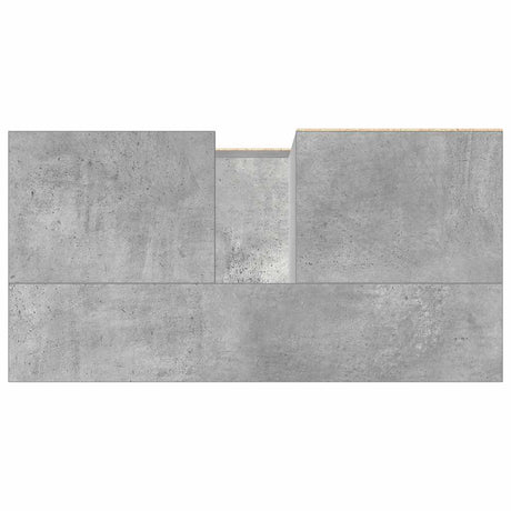 Sink Cabinet Concrete Grey 65X33X60 Cm Engineered Wood
