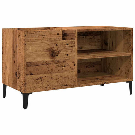 Record Cabinet Old Wood 84.5X38X48 Cm Engineered Wood