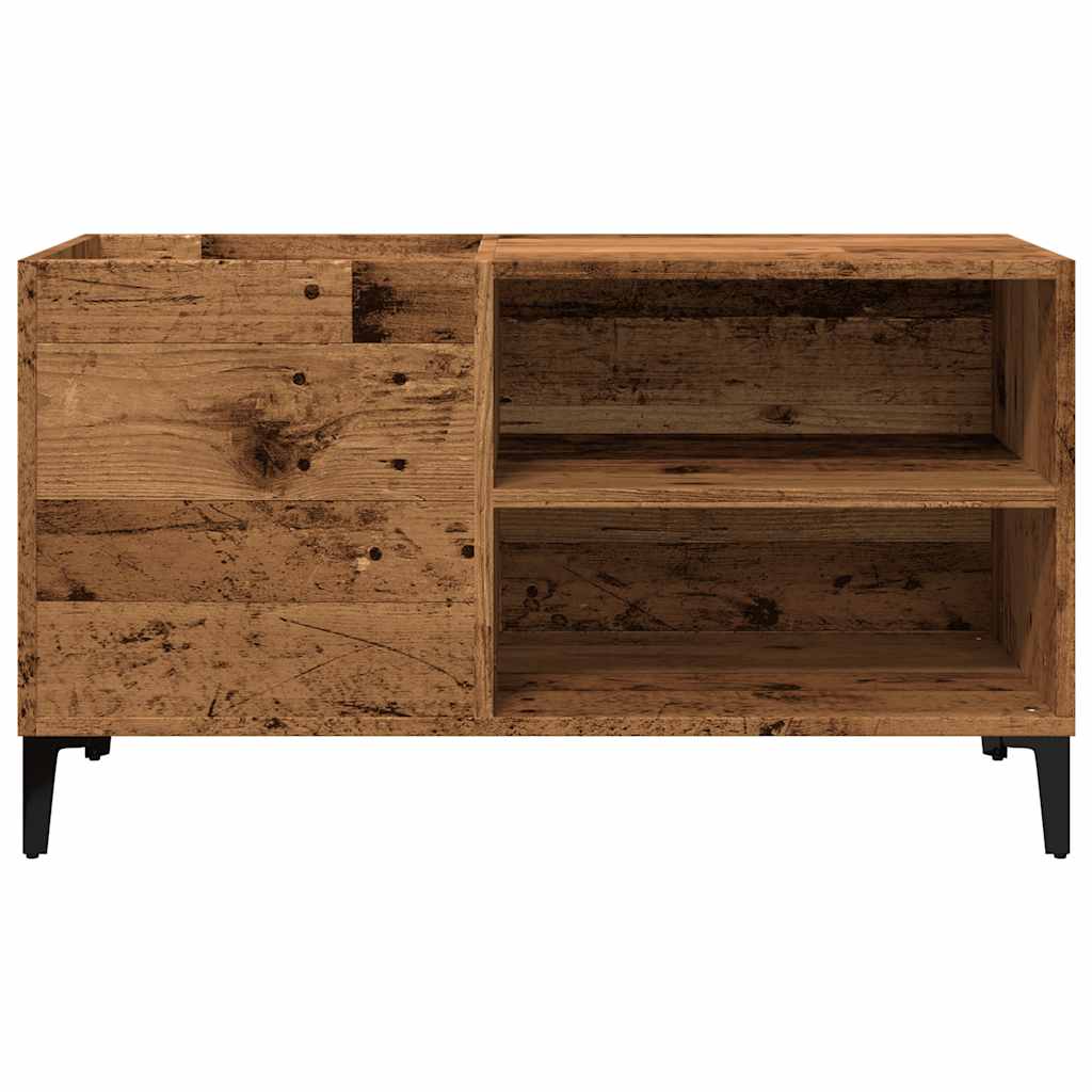 Record Cabinet Old Wood 84.5X38X48 Cm Engineered Wood