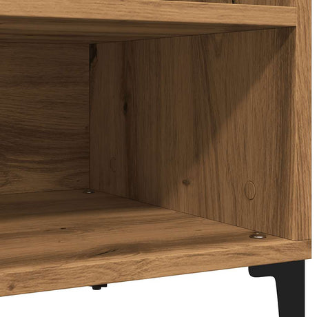 Record Cabinet Artisan Oak 84.5X38X48 Cm Engineered Wood